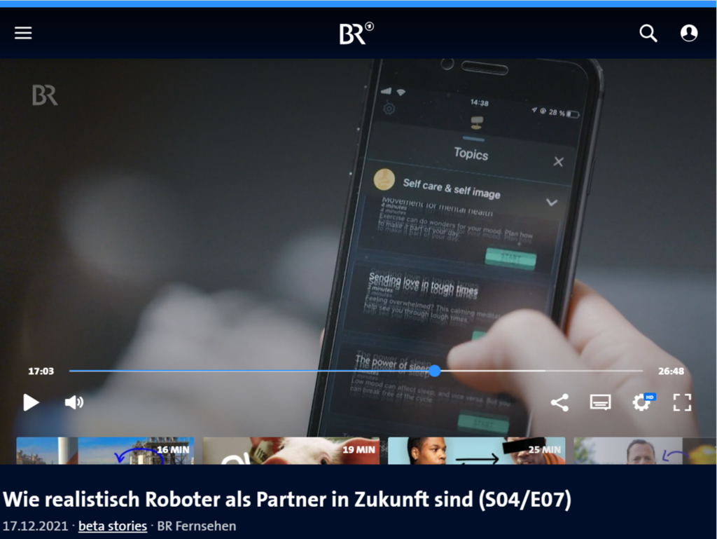 Chatbots as our new therapists? Florian Onur Kuhlmeier featured in an ARD documentary about chatbots