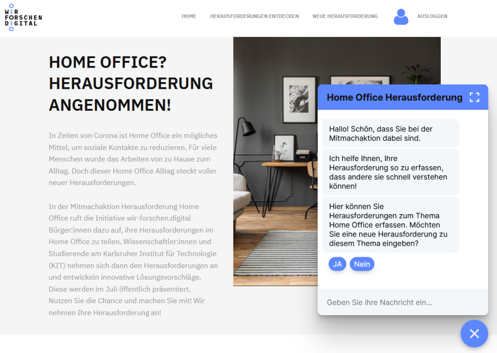 Mitmachaktion Home Office